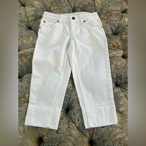 Lands End Girl’s Cropped Jeans Size 7